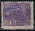 Stamps Brazil -  Scott  218  Ferrocarril