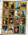 Stamps United Arab Emirates -  Olimpiadas  1972
