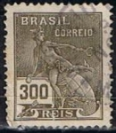 Stamps Brazil -  Scott  228  Mercury (6)
