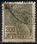 Stamps Brazil -  Scott  228  Mercury (8)