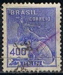 Sellos de America - Brasil -  Scott  229  Mercury (2)