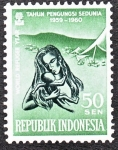 Stamps Asia - Indonesia -  TAHUN PENGUNGSI SEDUNIA