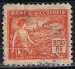 Stamps Brazil -  Scott  231  Navegacion (2)
