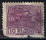 Sellos de America - Brasil -  Scott  236  Ferrocarril (4)
