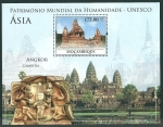Stamps Mozambique -  Patrimonio de la Humanidad (Asia- Angkor-Camboya)
