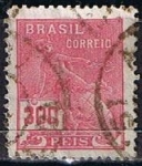 Stamps Brazil -  Scott  250  Mercury (3)