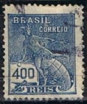 Stamps Brazil -  Scott  251  Mercury (8)