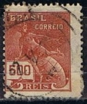 Stamps Brazil -  Scott  253  Mercury (2)