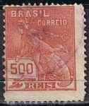 Stamps Brazil -  Scott  253  Mercury (4)