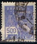 Stamps Brazil -  Scott  254  Mercury (6)