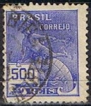 Sellos de America - Brasil -  Scott  254  Mercury (8)