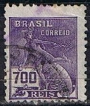 Sellos de America - Brasil -  Scott  256  Mercury (2)