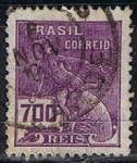 Sellos de America - Brasil -  Scott  256  Mercury (3)