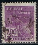 Stamps Brazil -  Scott  256  Mercury (5)