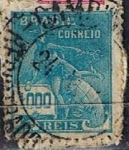 Stamps Brazil -  Scott  257  Mercury