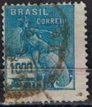 Stamps Brazil -  Scott  257  Mercury (3)