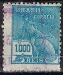 Stamps Brazil -  Scott  257  Mercury (6)