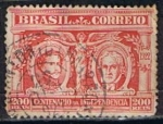 Stamps Brazil -  Scott  261  Don Pedro I y Bonifacio