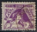 Stamps Brazil -  Scott  385  alegoria de la Fe y la energia