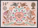 Stamps : Europe : United_Kingdom :  EUROPA Y EL FOLKLORE. DIA DE SAN VALENTÍN