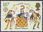 Stamps United Kingdom -  EUROPA Y EL FOLKLORE. DANZADORES 