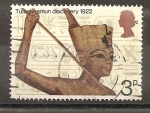 Stamps : Europe : United_Kingdom :  Descubrimiento de la tumba de Toutankhamon.