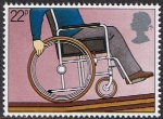 Stamps : Europe : United_Kingdom :  AÑO INTERNACIONAL DE LAS PERSONAS DISCAPACITADAS. RESERVADO