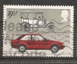 Stamps United Kingdom -  Automóviles. Ford.