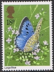 Stamps United Kingdom -  MARIPOSAS. HORMIGUERA DE LUNARES (MACULINEA ARION)