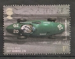 Stamps : Europe : United_Kingdom :  Gran Premio de automovilismo. Stirlong Moss (1957)