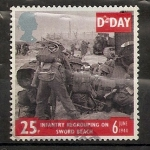 Sellos del Mundo : Europa : Reino_Unido : Aniversario de Normandía. (D. Day)