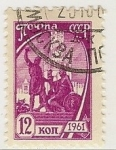 Stamps Russia -  Monumento a K. Minin y D. Pozharsky