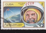 Stamps Cuba -  ASTRONAUTA