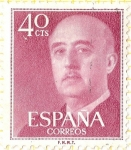 Stamps Spain -  General Franco