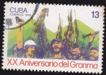 Stamps Cuba -  XX ANIVERSARIO DEL GRANMA