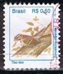Stamps : America : Brazil :  Zonatrichia Capensia