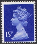 Stamps United Kingdom -  ISABEL II TIPO MACHIN 15/8/79