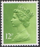 Stamps : Europe : United_Kingdom :  ISABEL II TIPO MACHIN 30/1/80