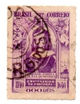 Stamps : America : Brazil :  CENTENARIO DE PORTUGAL