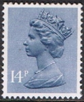 Stamps United Kingdom -  ISABEL IITIPO MACHIN 14/1/81