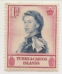 Sellos de America - Islas Turcas y Caicos -   Queen Elizabeth II