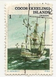 Stamps Isle of Man -  Barcos-Islas Coco