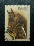 Stamps : Asia : Kyrgyzstan :  Caballos.