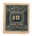 Sellos de America - Brasil -  BRASIL-CORREOS-TAXA DEVIDA