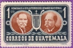 Sellos de America - Guatemala -  R. Alvarez O y J. Joaquin P
