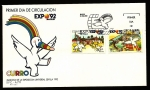 Stamps Europe - Spain -  Exposición universal  Sevilla  92 - Curro mascota de la expo -SPD
