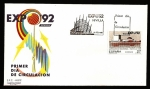 Stamps Spain -  Exposición universal  Sevilla  92  - Pabellón de España - SPD