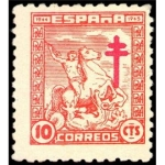Stamps Spain -  PRO TUBERCULOSIS