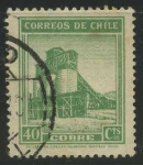 Stamps Chile -  Scott 203 - Mina de cobre