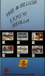 Stamps Spain -  Promo Pins de  sellos de la Exposición universal  Sevilla 92